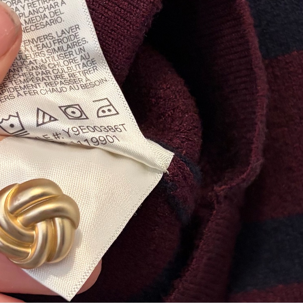 Scotch & Soda Striped Sweater with Gold buttons - Picture 6 of 9